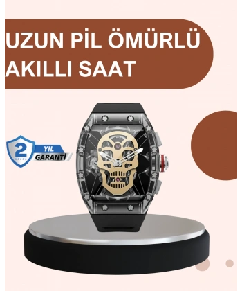 Uzun Pil Ömürlü Akıllı Saat Günlük ve Spor Kullanım