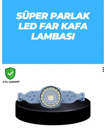 Uzun Pil Ömürlü Kamp ve Dağcılık Kafa Lambası