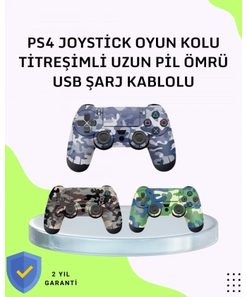 Uzun Pil Ömürlü Oyun Kolu – USB ile Hızlı Şarj Desteği