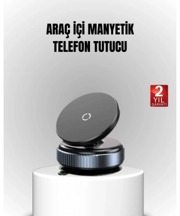 Vakum Adsorpsiyonlu Manyetik Telefon Tutucu Güçlü N52 360° Evrensel Uyumluluk