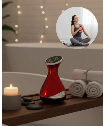 Vakumlu Isıtmalı Elektrikli Kupa Masaj Cihazı Derin Doku Rahatlatıcı