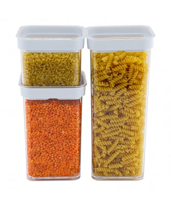 Vakumlu Kare Saklama Kabı - 0,50 Litre