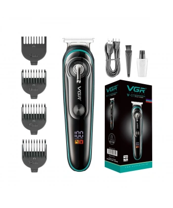 VGR V-075 T Bıçak Sıfır Kesim LCD Ekran Şarjlı Tıraş Makinesi