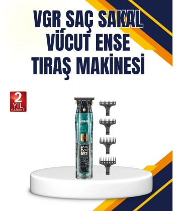 VGR V-695 Profesyonel Tıraş Makinesi Seramik Bıçaklı Turbo Güçlü Motor