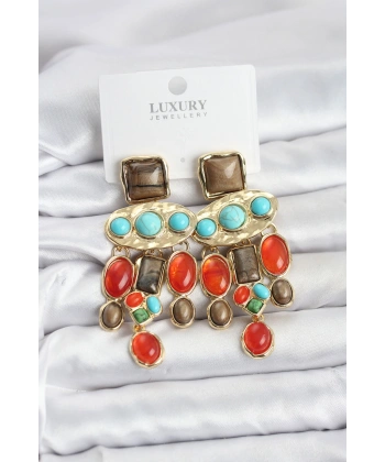 Vintage Sallantılı Kadın Küpe