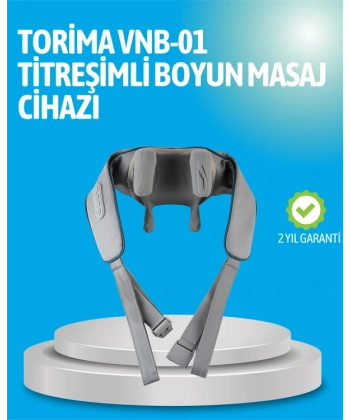 VNB-01 Titreşimli Boyun Masaj Aleti Gri Renk