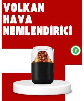 Volkanik Tasarımlı LED Işıklı Ultrasonik Nemlendirici