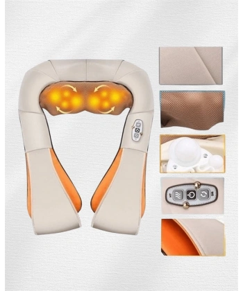 Vücut Masaj Aleti – Ergonomik Tasarım, Güçlü Ovmalı Masaj Teknolojisi