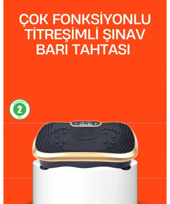 Vücut Şekillendirmeye Yardımcı Titreşimli Spor Platformu