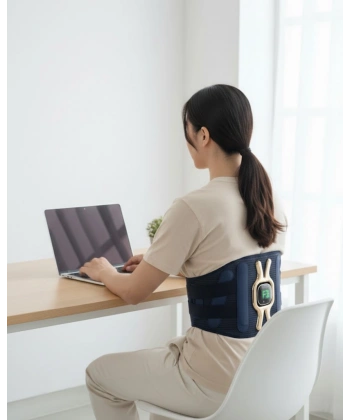 Vücut ve Karın Bölgesi İçin Isıtmalı Masaj Kemeri