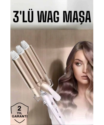 Wag Maşa Negatif İyon Teknolojili Isı Ayarlı Saç Maşası