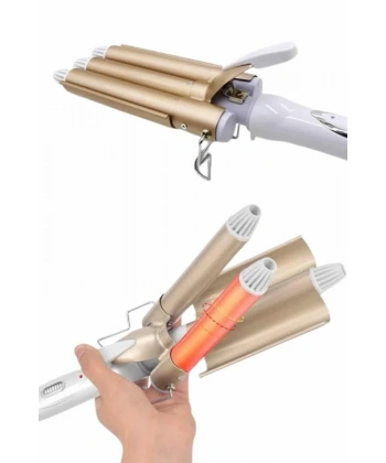 Wag Maşa Profesyonel Saç Şekillendirici İyon Özellikli Isı Kademeli