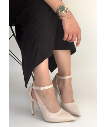 Wenni Bej Rugan Stiletto Ayakkabı