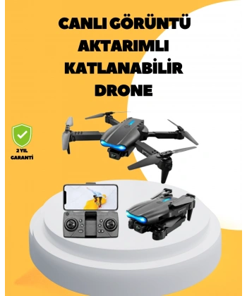 Wifi FPV Canlı Görüntü Aktarımlı Katlanabilir Drone