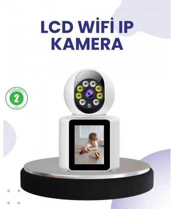 WiFi İç Mekan Kamera 2K Gece Görüşlü Çift Yönlü Görüntü Konuşma Destekli
