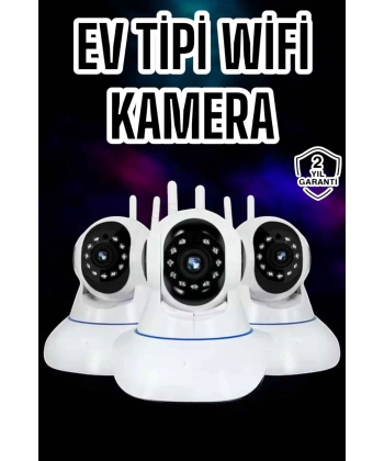 Wifi Kamerası Çift Yönlü Bebek Güvenlik Kamerası Gece Görüşlü