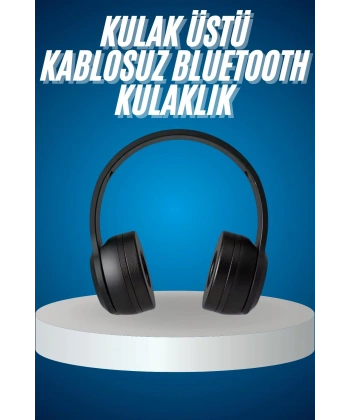 Wireless 5.0 Bluetooth Kablosuz Kulaklık ANC Özellikli Kulak Üstü Ayarlanabilir