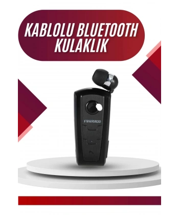 Yaka Kulaklığı Andorid Tüm Cep Telefonlarına Uyumlu Mikrofonlu Titreşimli Makaralı