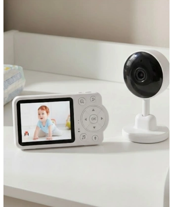 Yakınlaştırma Özellikli Gece Görüşlü Bebek İzleme Kamerası
