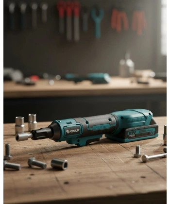 Yandan Sıkma Somun İşlemleri İçin 21V Akülü Cırcır Anahtar