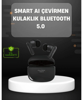 Yapay Zeka Destekli Bluetooth Kulaklık Anlık Çeviri ve Gürültü Engelleme