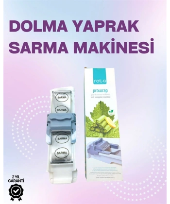 Yaprak Sarma Makinesi – Üzüm, Lahana ve Pazı İçin Otomatik Sarım Kolaylığı.