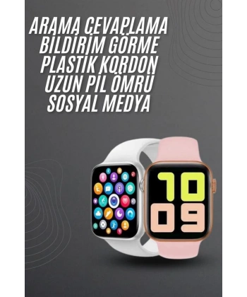 Yeni Model Akıllı Saat Dokunmatik Ekran Unisex Amoled Ekran 44 mm