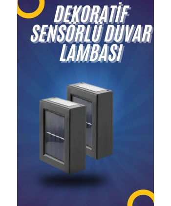 Yeni Model Solar Çift Taraflı Duvar Lambası Dekoratif Duvar Lambası