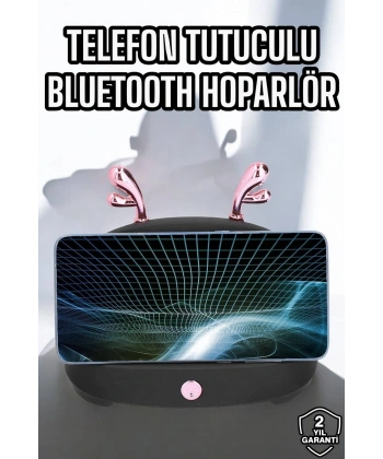 Yeni Nesil Akıllı Hoparlör Telefon Tutacağı Uzun Pil Ömrü Yüksek Ses Kaliteli