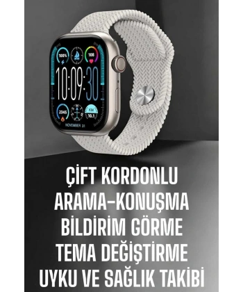 Yeni Nesil Akıllı Saat Arama Cevaplama GPS Takibi Adımsayar NFC Özelliği