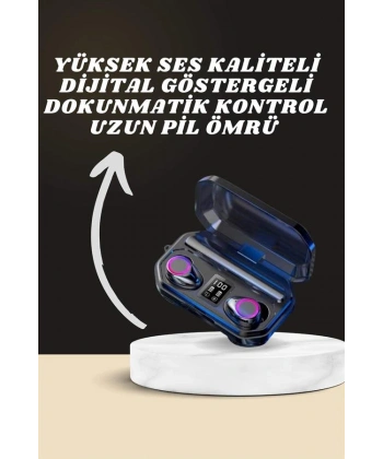 Yeni Nesil Akıllı Saat ve Bluetooth Kulaklık Kampanyası Dijital Göstergeli Powerbankli