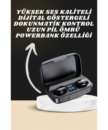 Yeni Nesil Akıllı Saat ve Bluetooth Kulaklık Kampanyası Dokunmatik Kare 7 Kordonlu