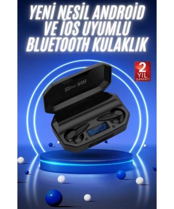 Yeni Nesil Android ve İOS Uyumlu Siyah Profesyonel  Kulaklığı
