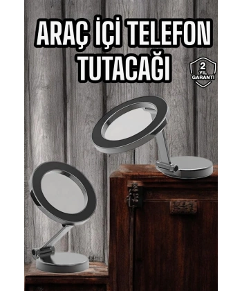 Yeni Nesil Araç İçi Mıknatıslı Telefon Tutacağı Tüm Telefonlara Uyumlu
