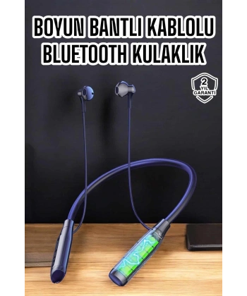 Yeni Nesil Bluetooth Kulaklık Kablolu Kulak İçi Dijital Göstergeli