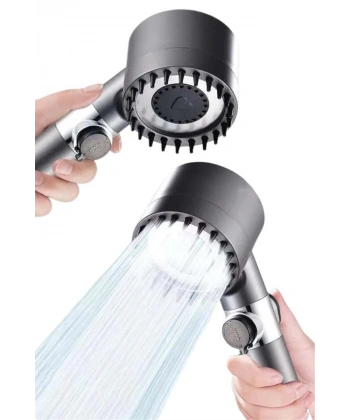 Yeni Nesil Duş Başlığı Paslanmaz Çelik Masaj Etkili Ergonomik Tasarım Su Basınçlı