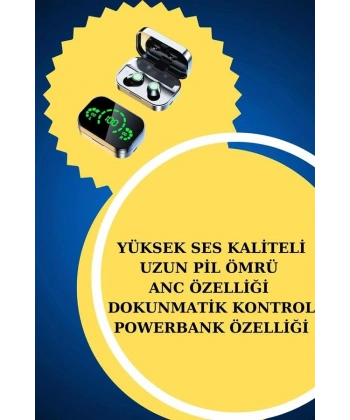 Yeni Nesil Kaliteli Akıllı Saat ve Kablosuz Bluetooth Kulaklık  Yüksek Ses Kaliteli