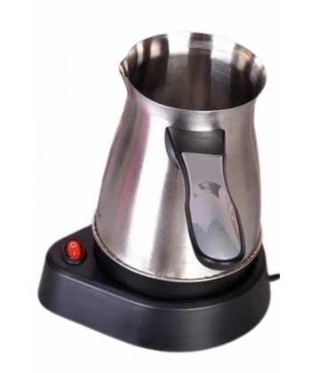 Yeni Nesil Türk Kahve Makinesi Cezvesi Siyah Gri Kablolu Pratik