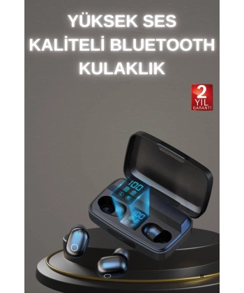 Yeni Nesil TWS Kablosuz Kulaklık Güçlü Batarya Yüksek Kalite Bluetooth 5.0 ANC Özelliği