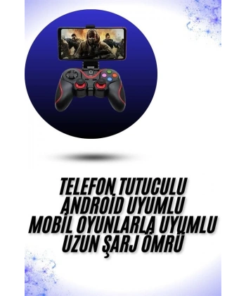 Yeni Nesil X3 Gamepad Android Uyumlu Telefon Tutucu Özellikli Joystick