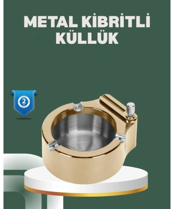 Yeniden Doldurulabilir Çakmaklı Küllük Dayanıklı Yapı