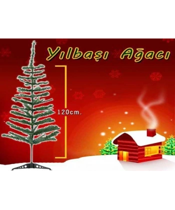 Yılbaşı Çam Ağacı Gür Dallar 120 cm