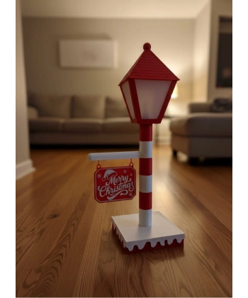 Yılbaşı Tabelalı Dekoratif Lamba Merry Christmas Işıklı Tasarım