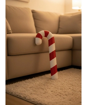 Yılbaşı Temalı Dekoratif Şeker Biblo Sıcak Salon Aksesuarı 13x34 cm