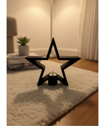 YILDIZ MUMLUK SİYAH