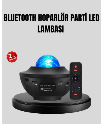 Yıldızlı Projektör Galaxy Efektli Ayarlanabilir Renkli Atmosfer Lambası