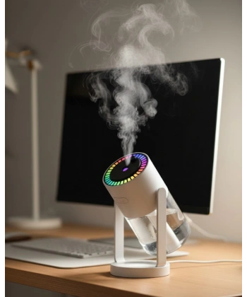 Yıldızlı Projektör Hava Nemlendirici Ultrasonik Buhar ve RGB Işık
