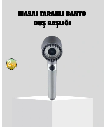Yüksek Basınçlı Masajlı Duş Başlığı Su Tasarruflu