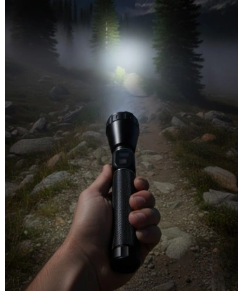 Yüksek Güçlü LED El Feneri Şarjlı 6000 Lümen Acil Durum Seti