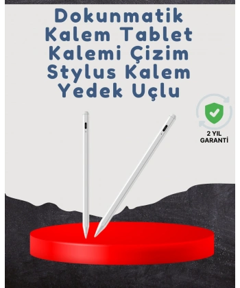 Yüksek Hassasiyetli Eğim Sensörlü Dijital Kalem – USB-C Hızlı Şarjlı